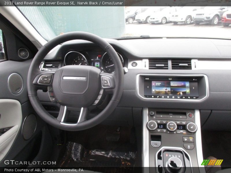 Dashboard of 2017 Range Rover Evoque SE