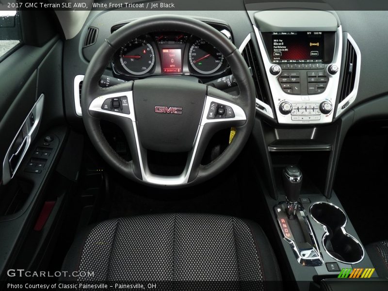 White Frost Tricoat / Jet Black 2017 GMC Terrain SLE AWD