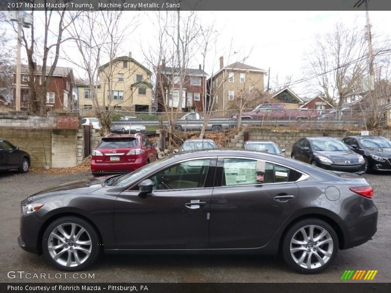 Machine Gray Metallic / Sand 2017 Mazda Mazda6 Touring