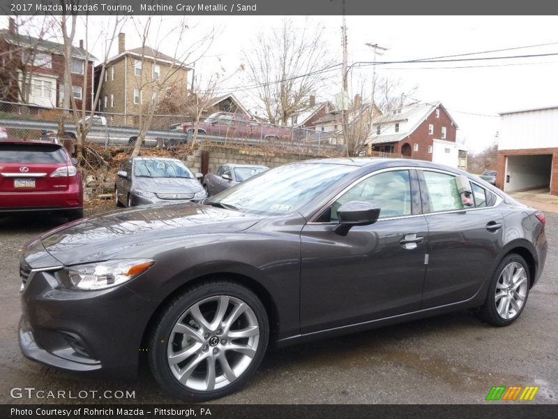 Machine Gray Metallic / Sand 2017 Mazda Mazda6 Touring