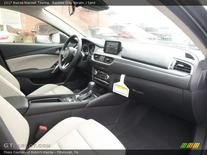 Machine Gray Metallic / Sand 2017 Mazda Mazda6 Touring