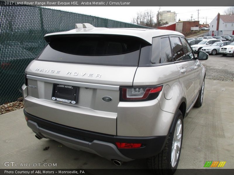 Aruba Metallic / Cirrus/Lunar 2017 Land Rover Range Rover Evoque HSE