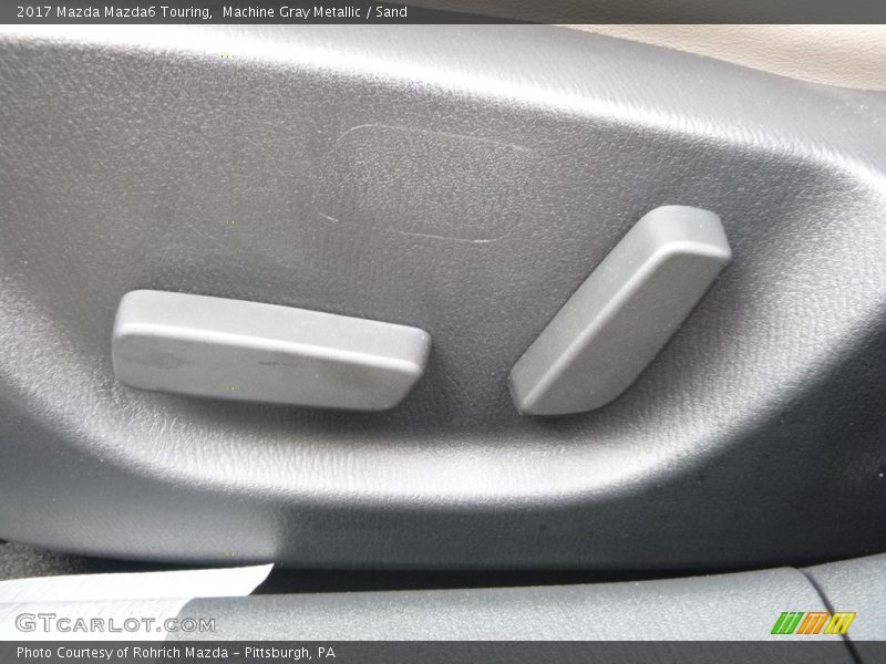Machine Gray Metallic / Sand 2017 Mazda Mazda6 Touring
