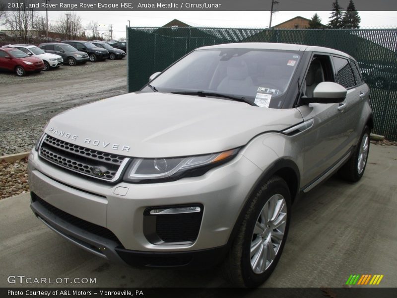 Aruba Metallic / Cirrus/Lunar 2017 Land Rover Range Rover Evoque HSE