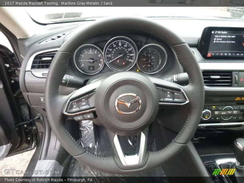 Machine Gray Metallic / Sand 2017 Mazda Mazda6 Touring