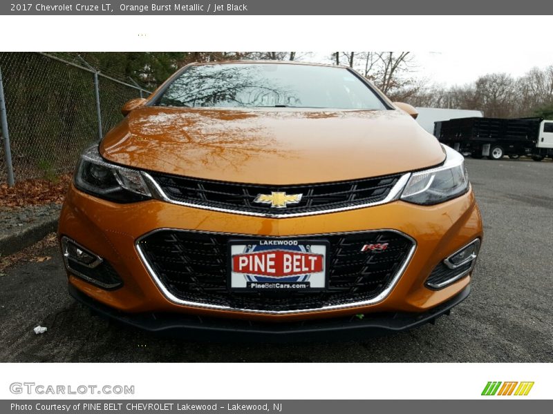 Orange Burst Metallic / Jet Black 2017 Chevrolet Cruze LT