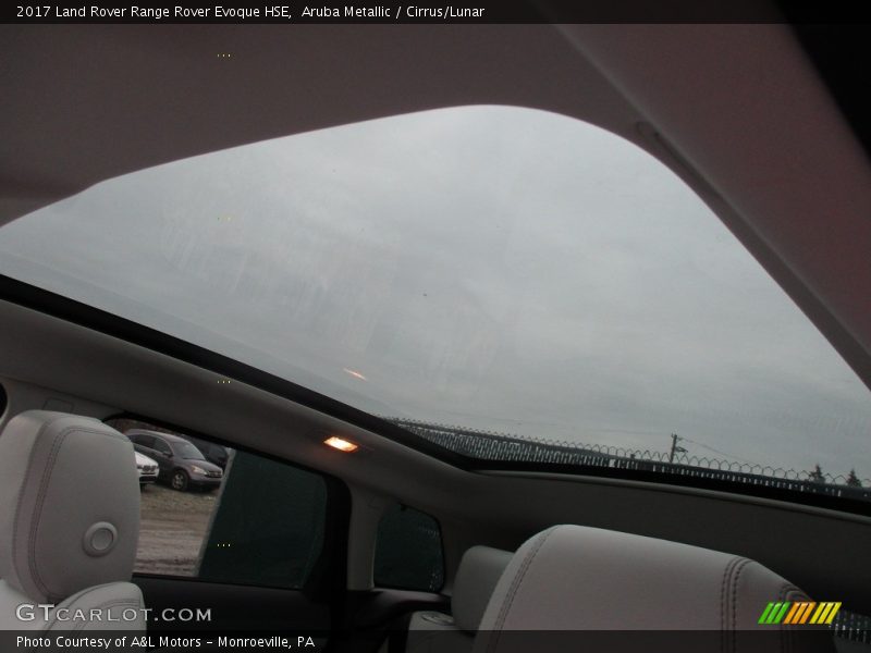 Aruba Metallic / Cirrus/Lunar 2017 Land Rover Range Rover Evoque HSE