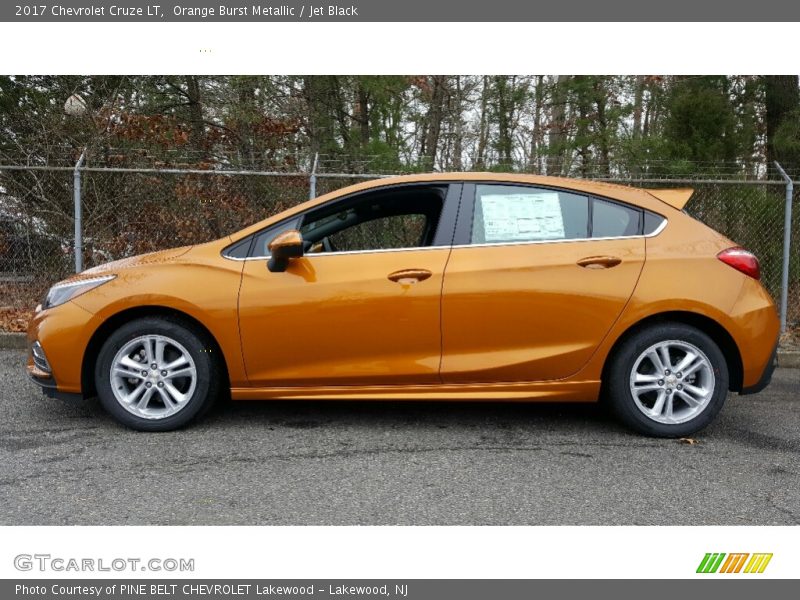 Orange Burst Metallic / Jet Black 2017 Chevrolet Cruze LT