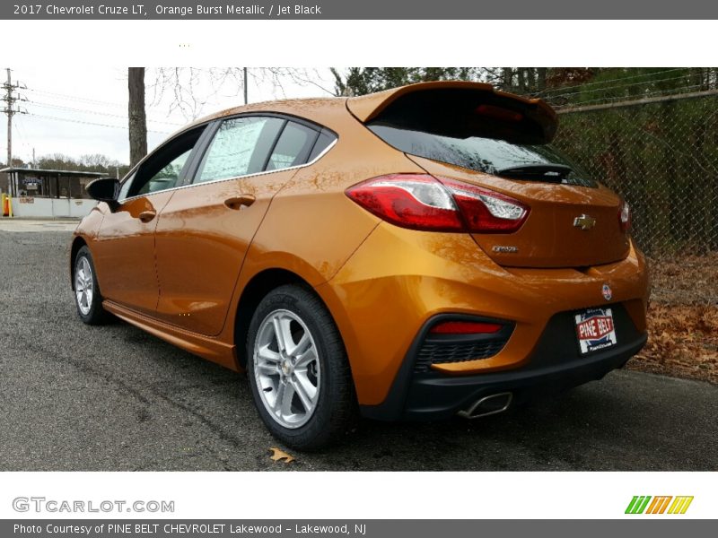 Orange Burst Metallic / Jet Black 2017 Chevrolet Cruze LT