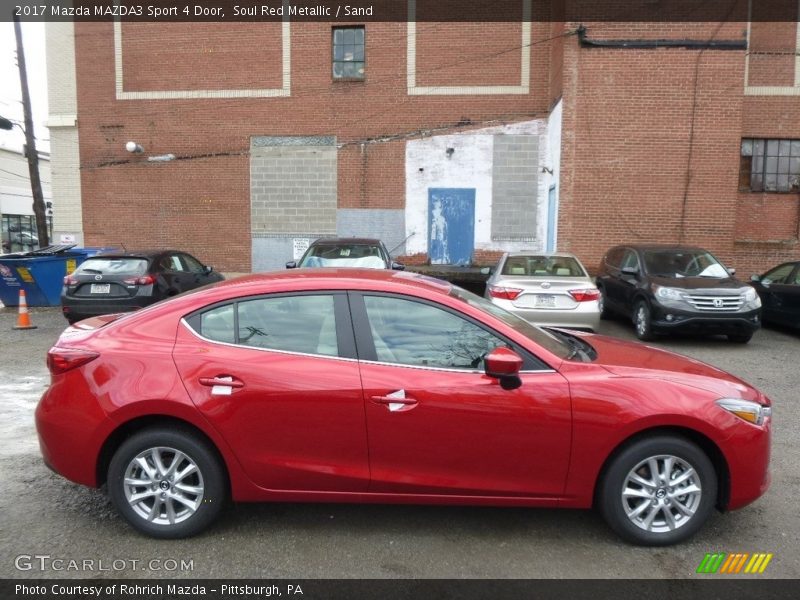 Soul Red Metallic / Sand 2017 Mazda MAZDA3 Sport 4 Door