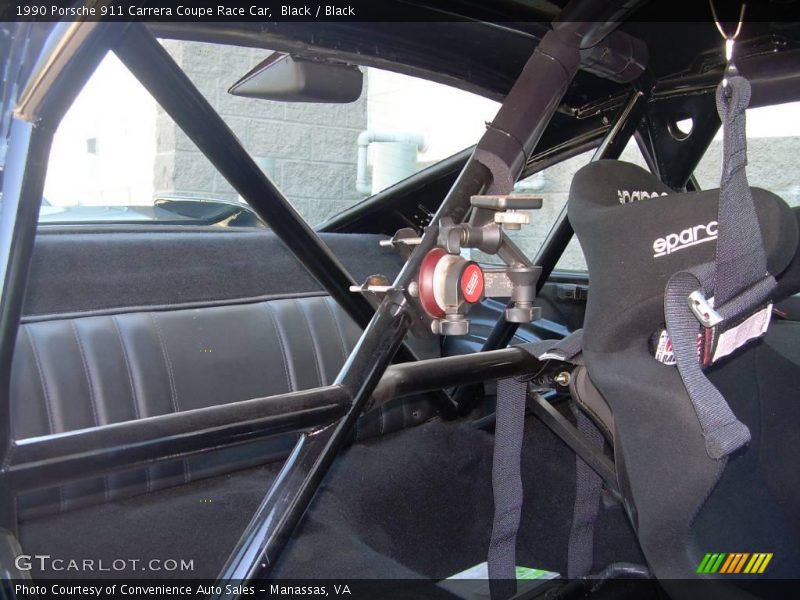 Black / Black 1990 Porsche 911 Carrera Coupe Race Car