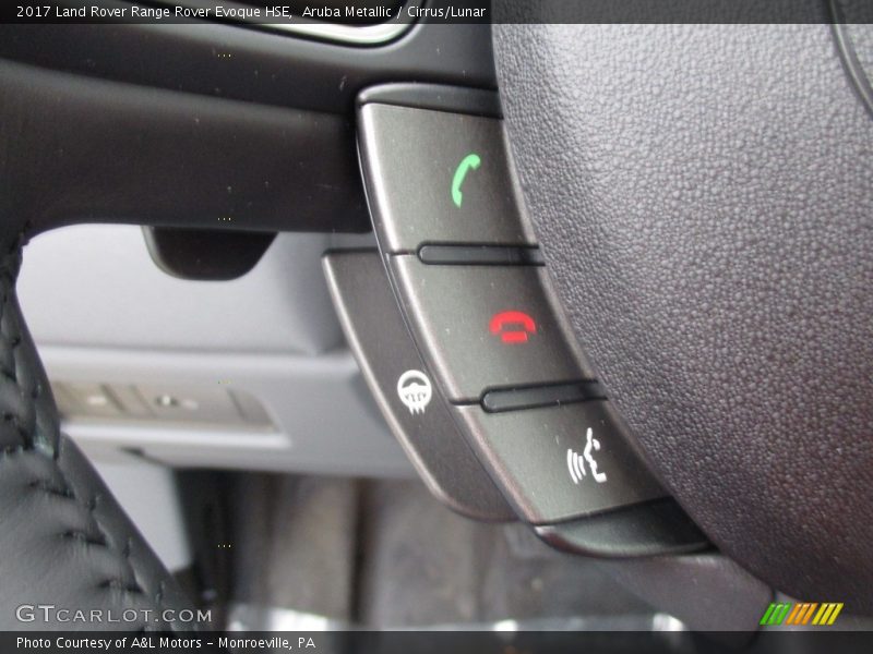 Aruba Metallic / Cirrus/Lunar 2017 Land Rover Range Rover Evoque HSE