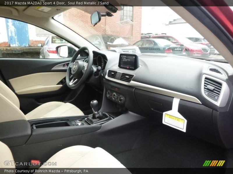 Soul Red Metallic / Sand 2017 Mazda MAZDA3 Sport 4 Door