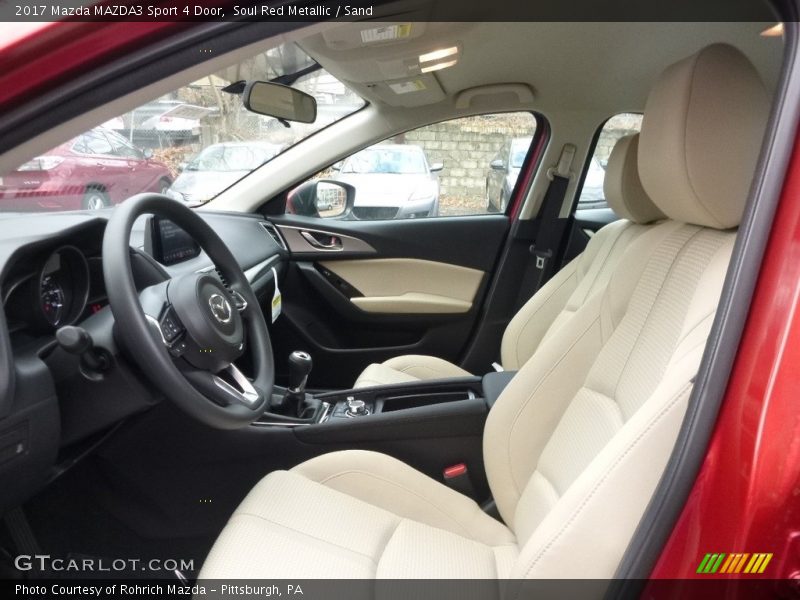  2017 MAZDA3 Sport 4 Door Sand Interior