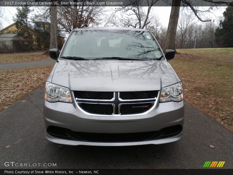 Billet Metallic / Black/Light Graystone 2017 Dodge Grand Caravan SE