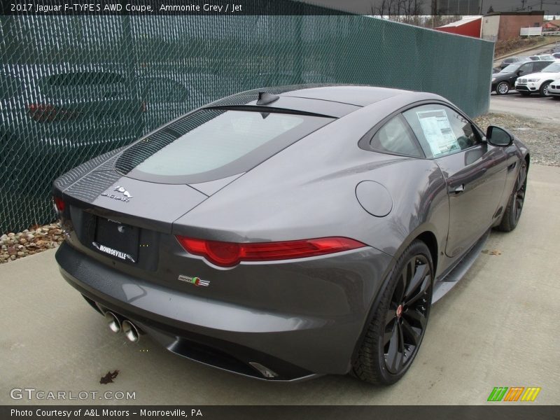 Ammonite Grey / Jet 2017 Jaguar F-TYPE S AWD Coupe