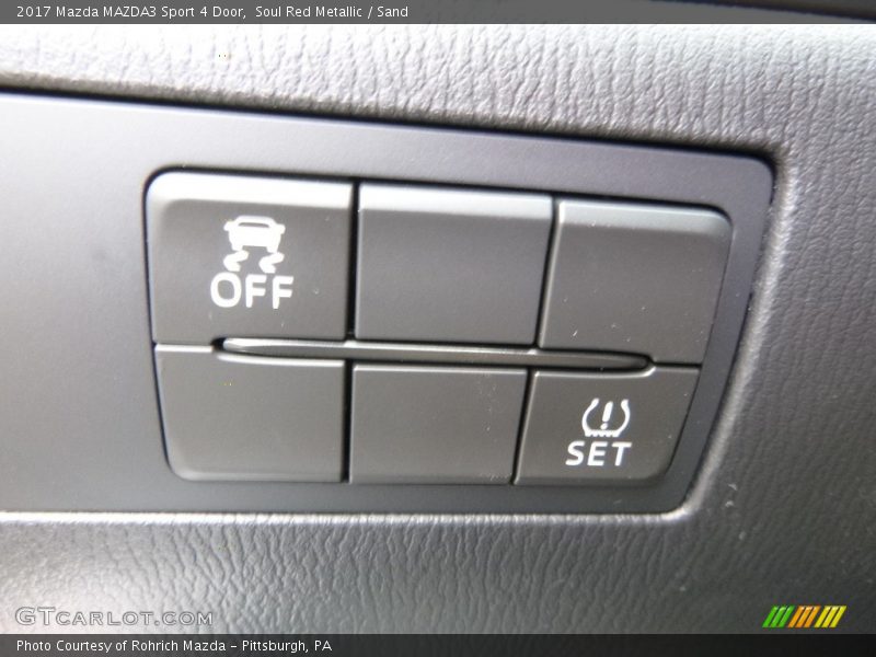 Soul Red Metallic / Sand 2017 Mazda MAZDA3 Sport 4 Door