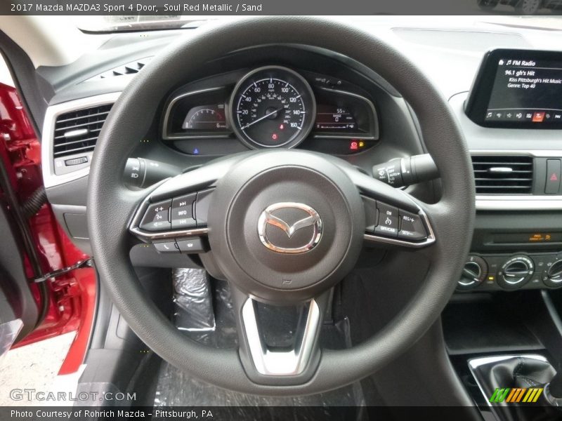 Soul Red Metallic / Sand 2017 Mazda MAZDA3 Sport 4 Door