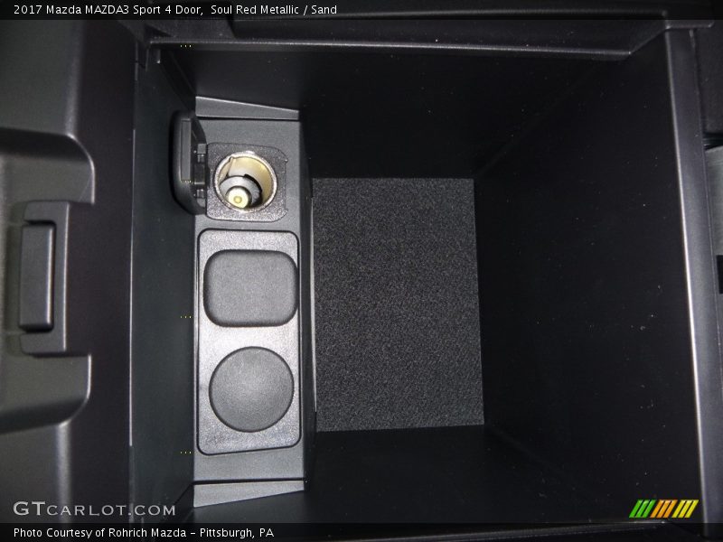 Soul Red Metallic / Sand 2017 Mazda MAZDA3 Sport 4 Door