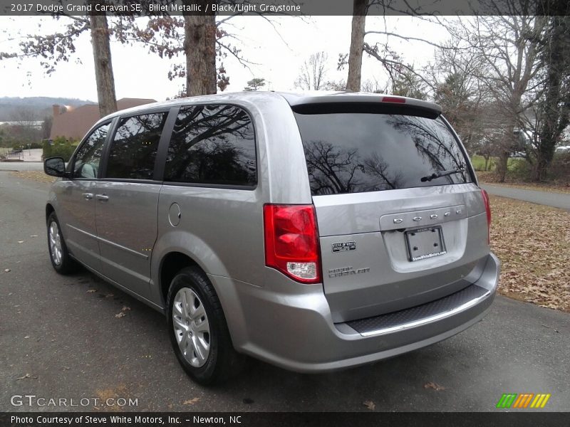 Billet Metallic / Black/Light Graystone 2017 Dodge Grand Caravan SE