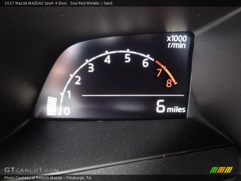 Soul Red Metallic / Sand 2017 Mazda MAZDA3 Sport 4 Door