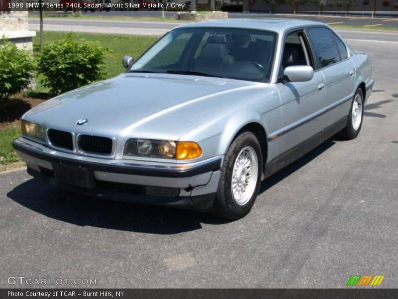 Arctic Silver Metallic / Grey 1998 BMW 7 Series 740iL Sedan