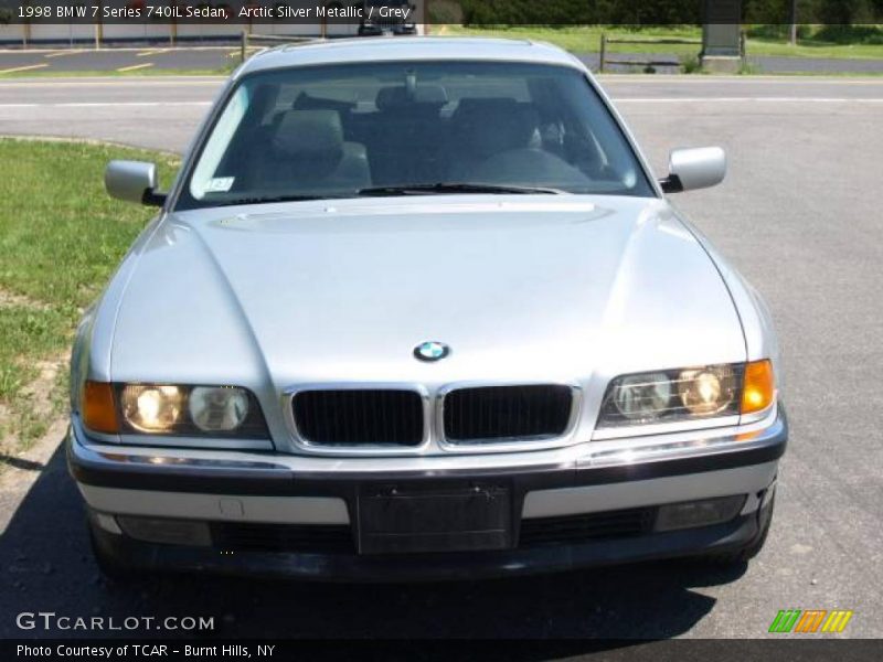 Arctic Silver Metallic / Grey 1998 BMW 7 Series 740iL Sedan