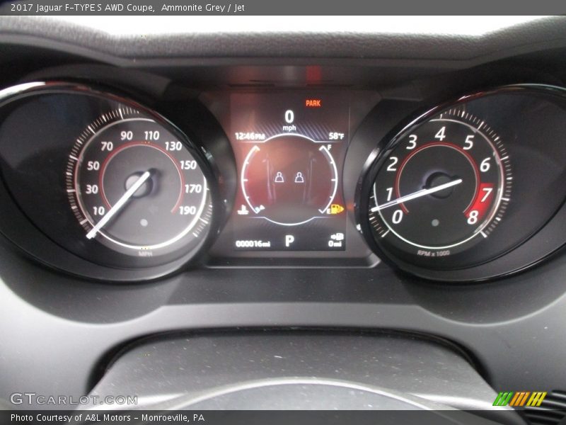  2017 F-TYPE S AWD Coupe S AWD Coupe Gauges