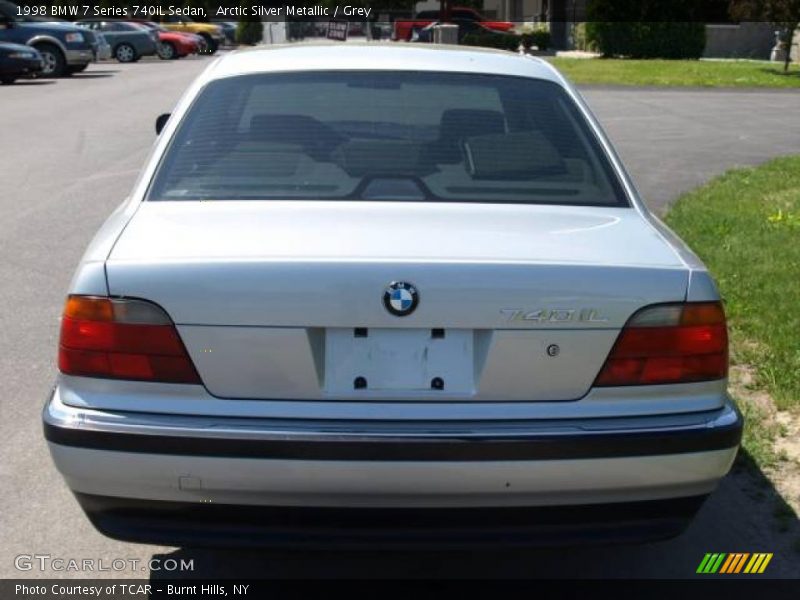 Arctic Silver Metallic / Grey 1998 BMW 7 Series 740iL Sedan