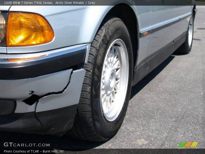 Arctic Silver Metallic / Grey 1998 BMW 7 Series 740iL Sedan