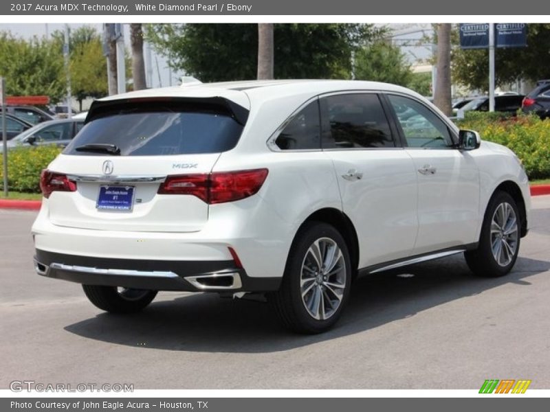 White Diamond Pearl / Ebony 2017 Acura MDX Technology