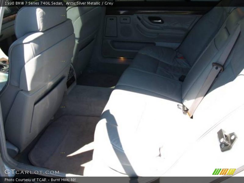 Arctic Silver Metallic / Grey 1998 BMW 7 Series 740iL Sedan