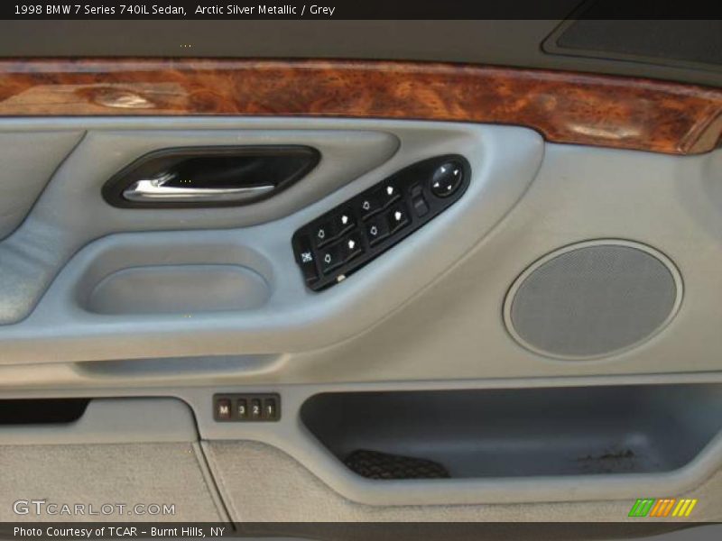 Arctic Silver Metallic / Grey 1998 BMW 7 Series 740iL Sedan