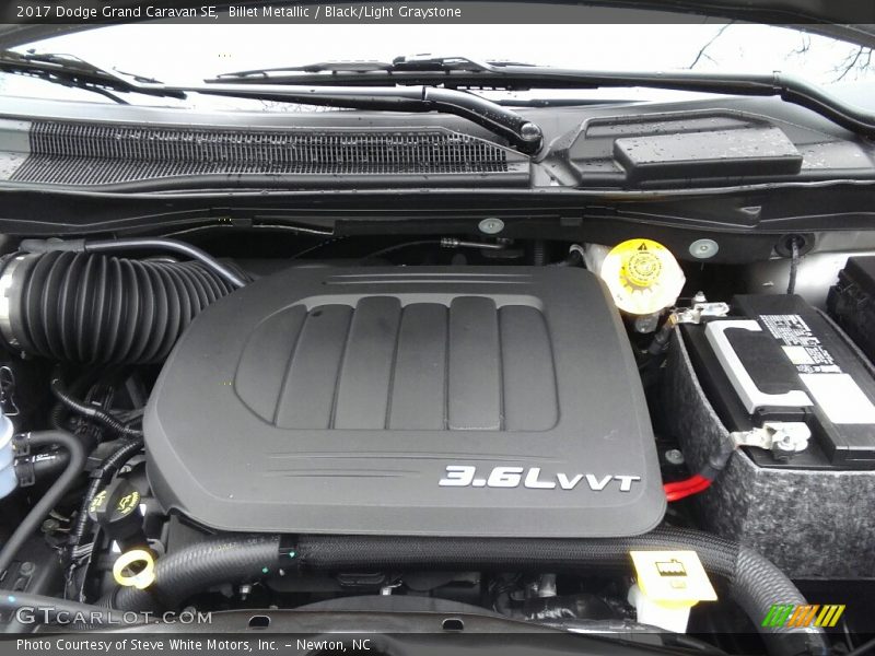 Billet Metallic / Black/Light Graystone 2017 Dodge Grand Caravan SE