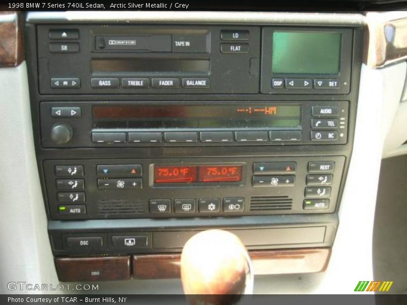 Arctic Silver Metallic / Grey 1998 BMW 7 Series 740iL Sedan