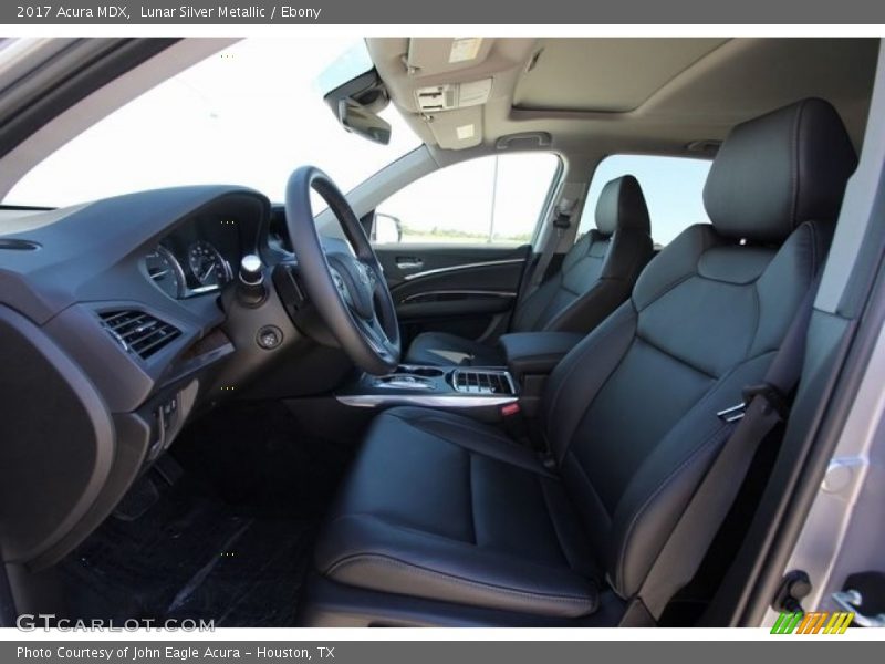 Lunar Silver Metallic / Ebony 2017 Acura MDX