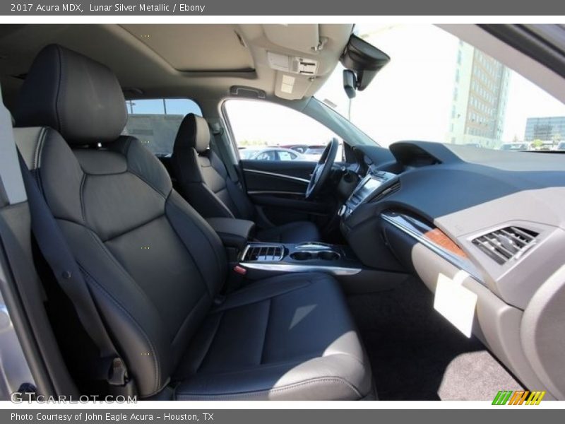 Lunar Silver Metallic / Ebony 2017 Acura MDX