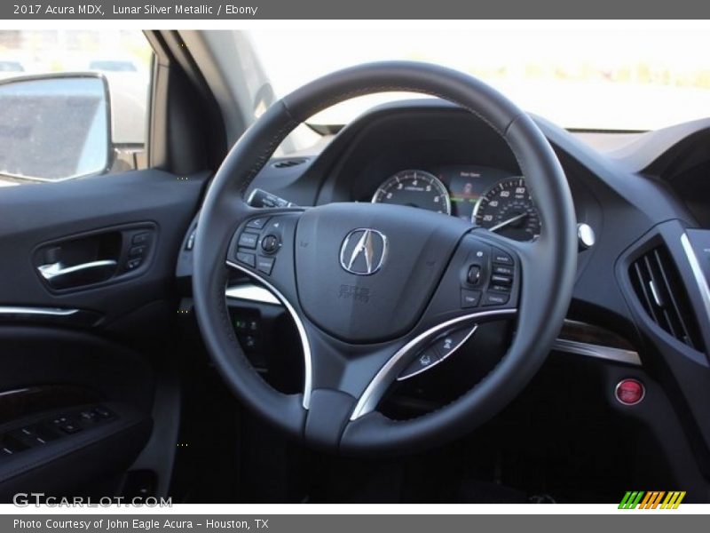 Lunar Silver Metallic / Ebony 2017 Acura MDX
