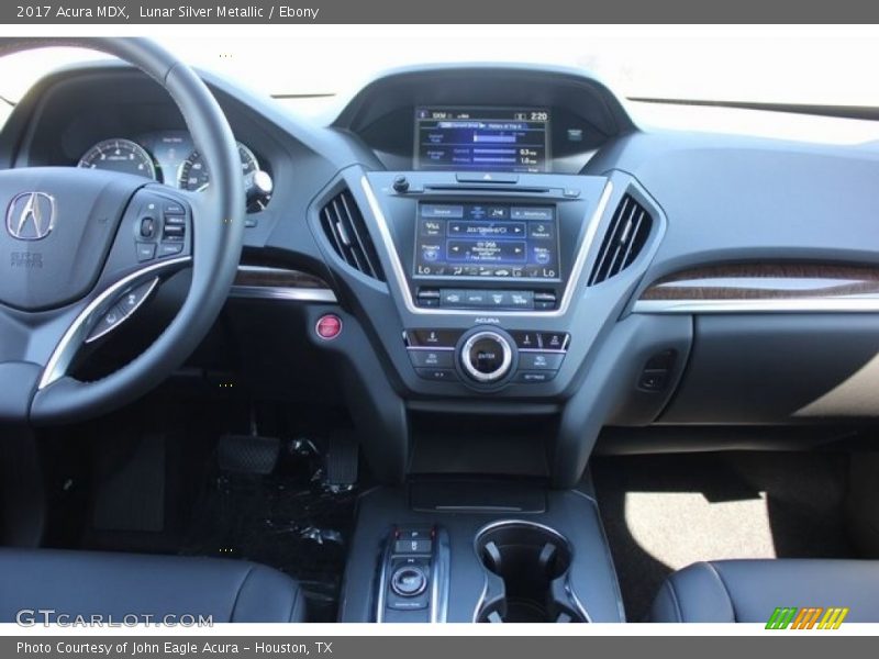 Lunar Silver Metallic / Ebony 2017 Acura MDX