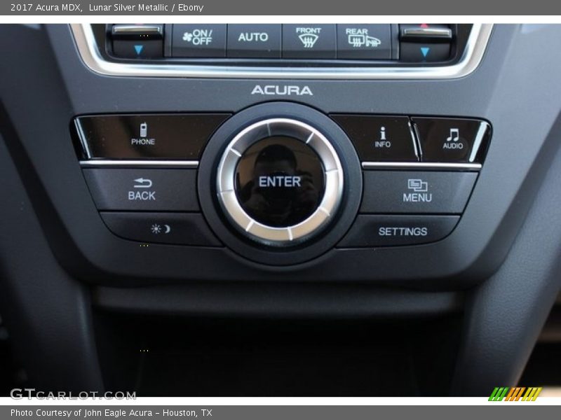 Lunar Silver Metallic / Ebony 2017 Acura MDX
