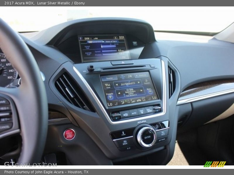 Lunar Silver Metallic / Ebony 2017 Acura MDX