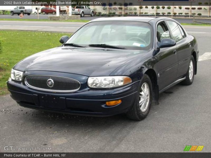 Ming Blue Metallic / Medium Gray 2002 Buick LeSabre Custom