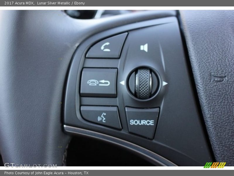 Lunar Silver Metallic / Ebony 2017 Acura MDX