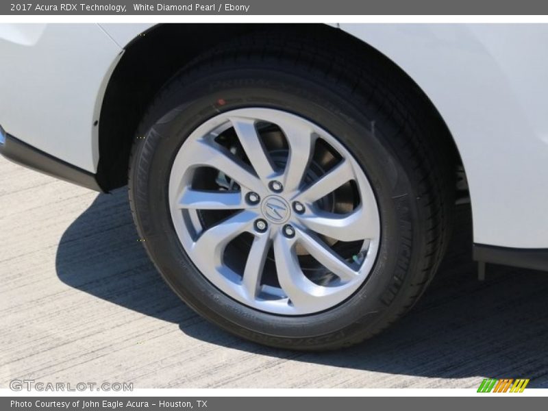 White Diamond Pearl / Ebony 2017 Acura RDX Technology
