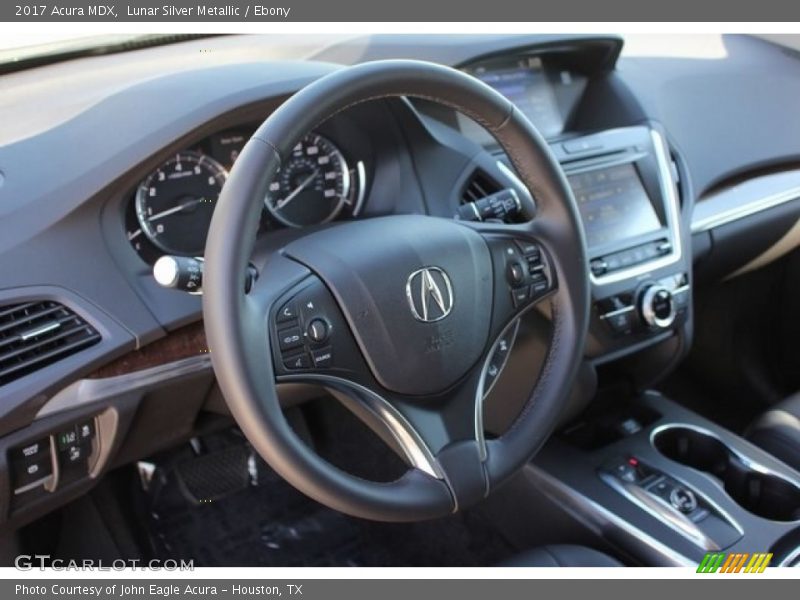 Lunar Silver Metallic / Ebony 2017 Acura MDX