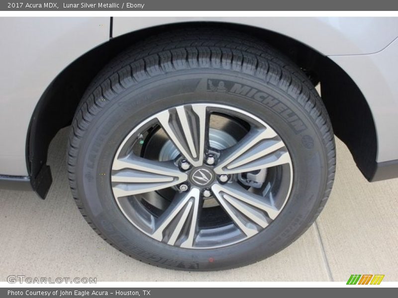 Lunar Silver Metallic / Ebony 2017 Acura MDX