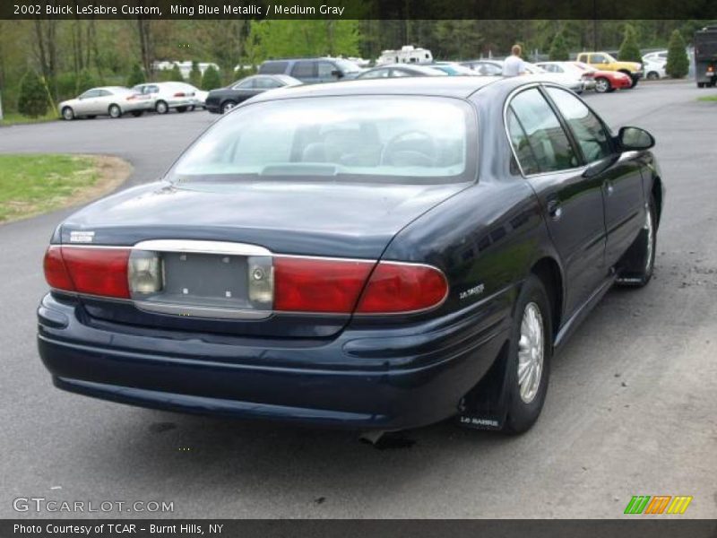 Ming Blue Metallic / Medium Gray 2002 Buick LeSabre Custom