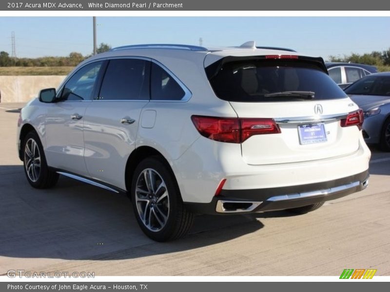 White Diamond Pearl / Parchment 2017 Acura MDX Advance