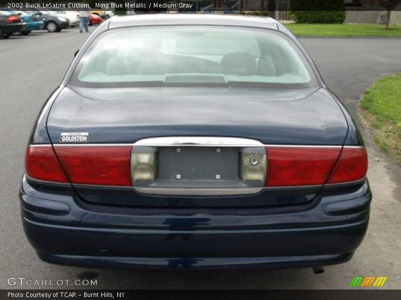 Ming Blue Metallic / Medium Gray 2002 Buick LeSabre Custom