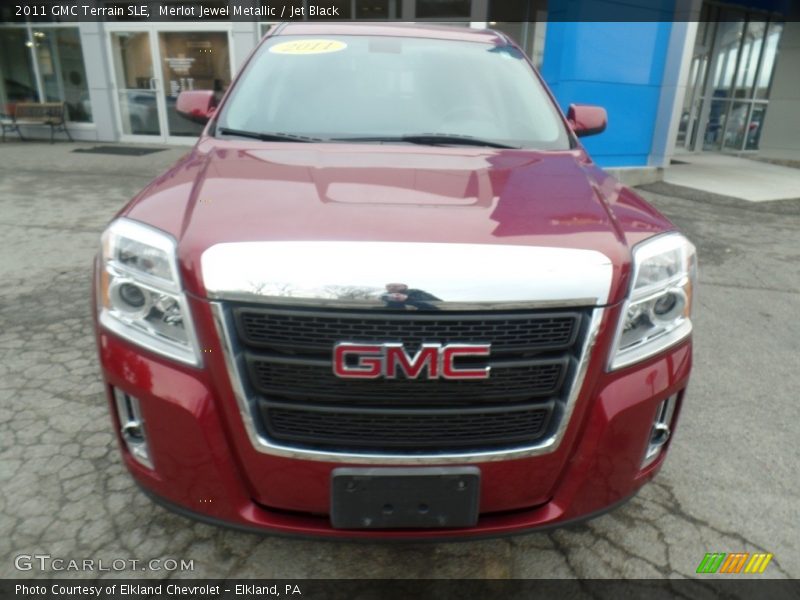 Merlot Jewel Metallic / Jet Black 2011 GMC Terrain SLE